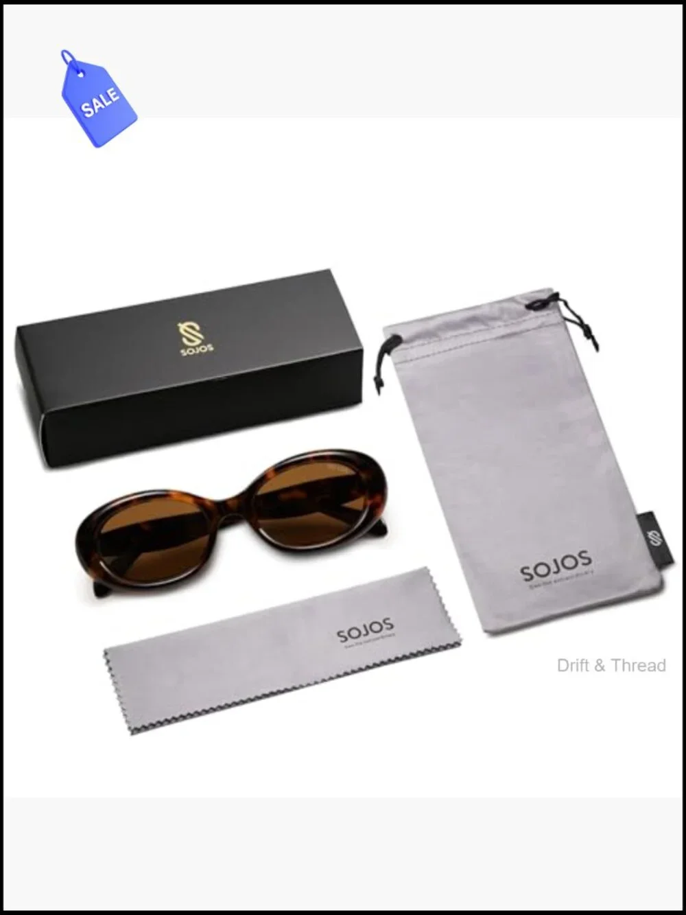 Retro Oval Polarized Sunglasses UV400 Protection Vintage 90s Tiny Frame Unisex